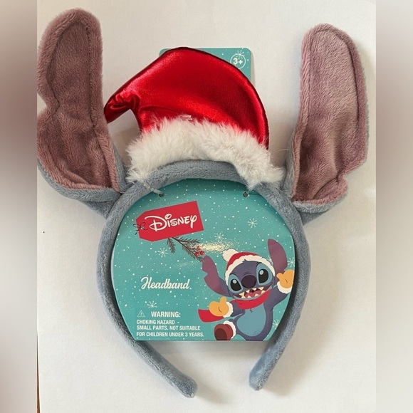 NWT Stitch from Lilo & stitch & Mickey Mouse Christmas headbands-2 total - Picture 2 of 10
